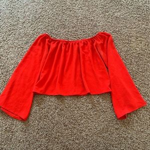 Agaci long sleeve crop top